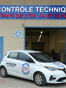 Contrôle technique Mauguio MCTA34 Etang de l'Or • contrôle technique auto moins cher avec le rendez-vous en ligne. (® SAAM-Fabrice Chort)