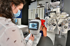 Opticien Lunel Ynoa Optic propose des examens de vue au centre commercial Leclerc (® SAAM-Fabrice Chort)