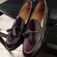 Mocassin Olden Bordeaux Cuir Lisse -  Finsbury Montpellier