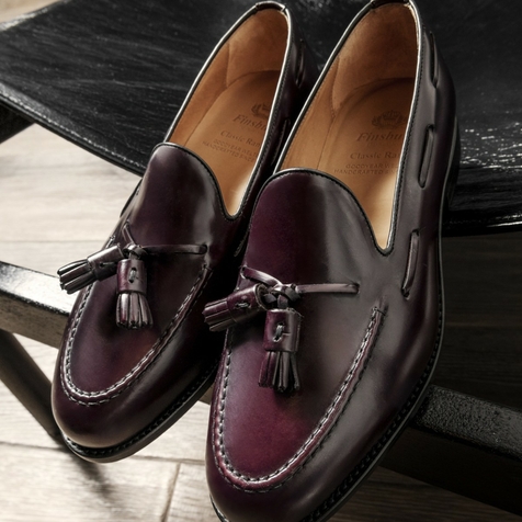 Mocassin Olden Bordeaux Cuir Lisse -  Finsbury Montpellier
