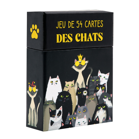 Jeu de 54 cartes des chats