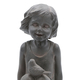 Sculpture - La petite fille à l'oiseau - idées cadeaux Montpellier