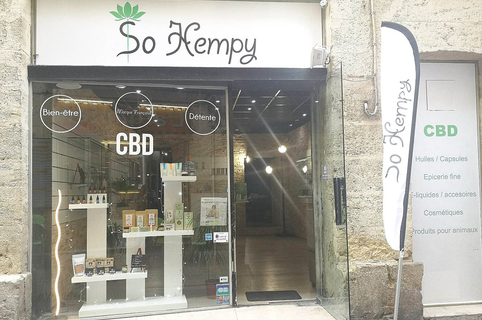 Boutique CBD Montpellier chez So Hempy qui vend des produits contenant du cannabidiol en centre-ville (® So Hempy)