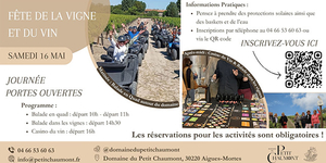 Domaine du Petit Chaumont : une journée portes ouvertes Samedi 16 mai 2026