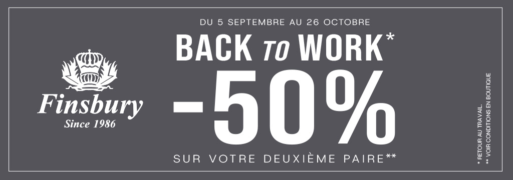 Finsbury Montpellier annonce une promo exceptionnelle jusqu'au 26 octobre Finsbury Montpellier annonce une promo exceptionnelle jusqu'au 26 octobre