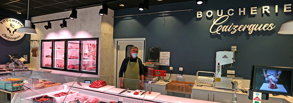 La boucherie-charcuterie Caizergues à Gignac réchauffe vos estomacs.(® SAAM fabrice CHORT)
