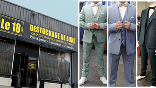 Le 18 Castelnau • déstockage costume de mariage à Montpellier