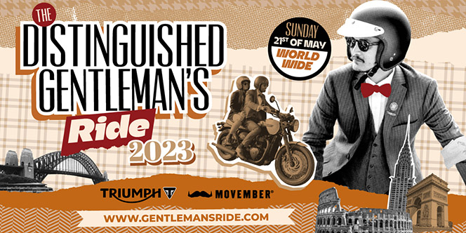 Pascal Moto organise le 21 mai 2023 « Le Distinguished Gentleman’s Ride » 