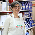 Raffaela Bianco vous accueille à l'épicerie de Raffaela ( ® SAAM- fabrice CHORT)