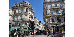Entrée sud de la Grand Rue Jean Moulin au centre-ville de Montpellier (® NetWorld)