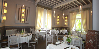Mazerand Restaurant gastronomique Lattes près de Montpellier avec jardin, terrasses et salles pour séminaires, mariages, réunions d'affaires ou privées (® SAAM-fabrice Chort)
