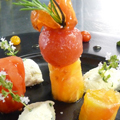 Le Mazerand Lattes restaurant présente la recette d'une belle assiette fraîcheur autour de la tomate à déguster près de Montpellier.(® Le Mazerand)