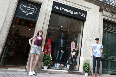 Au Dressing du Puits Montpellier est une boutique de mode pour hommes et femmes en centre-ville dans le quartier Saint Roch.(® SAAM-fabrice CHort)