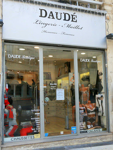 Lingerie Daudé Montpellier au coeur de la Grand Rue au centre-ville (® networld-Fabrice Chort)