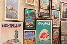 Images de Demain Montpellier propose des prestations d'encadrement pour les affiches et posters en centre-ville (® SAAM fabrice Chort)