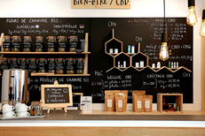 Les Herbes de Lajoie est une boutique de produits à base de chanvre à Montpellier en centre-ville (® SAAM-Fabrice Chort)