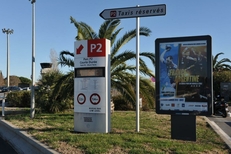 Emplacement d’affichage à l'Aéroport de Montpellier par Mediaffiche