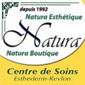 Logo de l'institut de beaute Natura au centre de Lunel