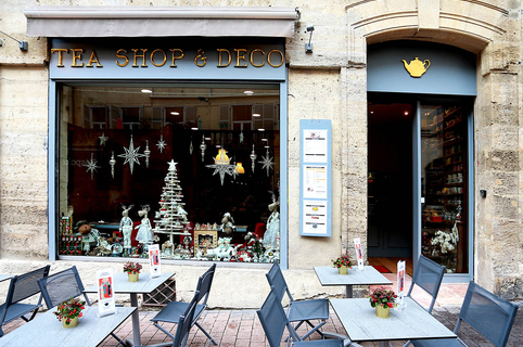Tea Shop Déco Montpellier est un salon de thé et une boutique dédiée à l'univers du thé en centre-ville.(® SAAM-fabrice Chort)