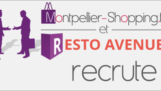 Offre emploi Montpellier Commercial Web pour www.Montpellier-Shopping.fr et www.Resto-Avenue.fr