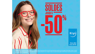 Opticien Krys Pérols Grand magasin d'optique près de Montpellier solde jusqu'à -50% !
