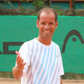 Complexe Pierre Rouge Montpellier et Guillaume de Verbizier à l'école de tennis.( ® networld-fabrice Chort)