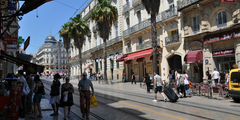 Rue Maguelone proche de la Gare St Roch au centre-ville de Montpellier (credits photos: NetWorld)