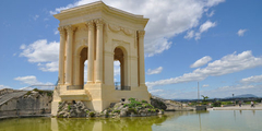 Château d'eau des Jardins du Peurou au centre-ville de Montpellier (credits photos: NetWorld)