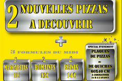 Nouvelles pizzas et Formules de la pizzeria Avanti Pizza de Lattes