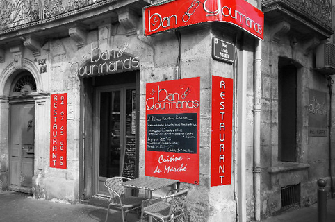Le Ban des Gourmands Montpellier un restaurant de cuisine du marché sur la Place Carnot au centre-ville (® SAAM-Fabrice Chort)
